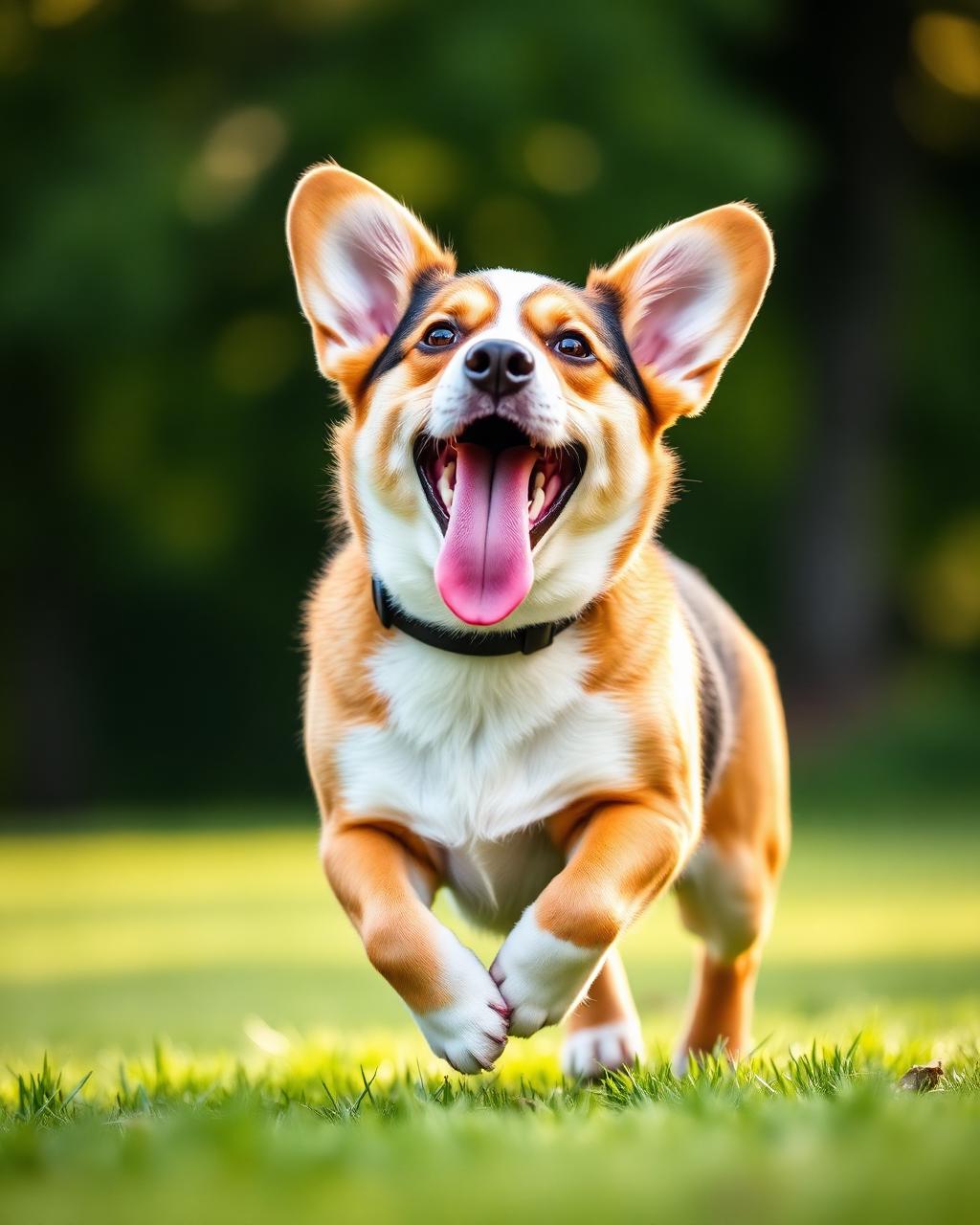 Cão feliz na Madu Pet Family